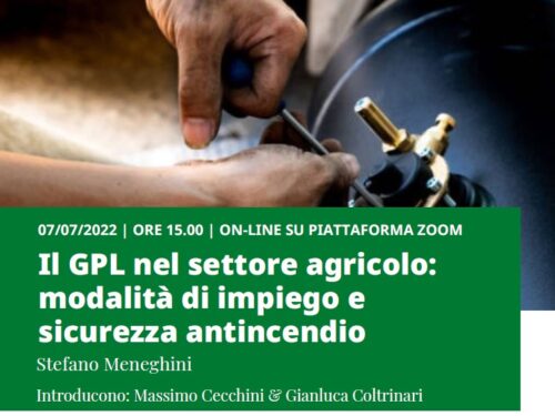 IL GPL IN AGRICOLTURA: SE NE PARLERA’ IL 7 LUGLIO